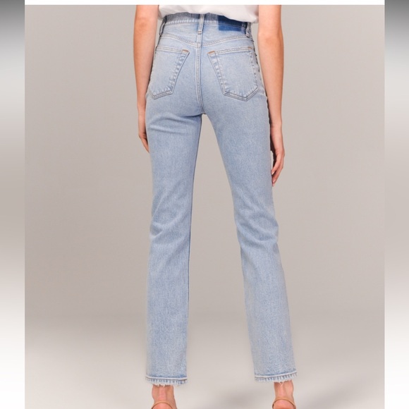 Abercrombie and fitch ankle straight ultra high rise Jean - Picture 5 of 9
